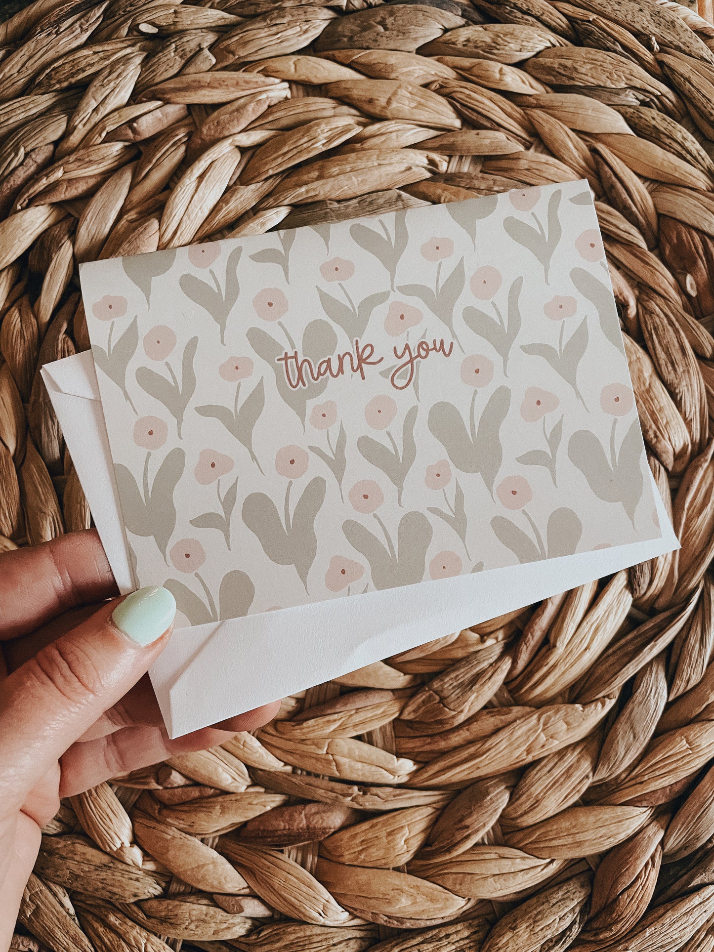 thank you floral | Notecard Set