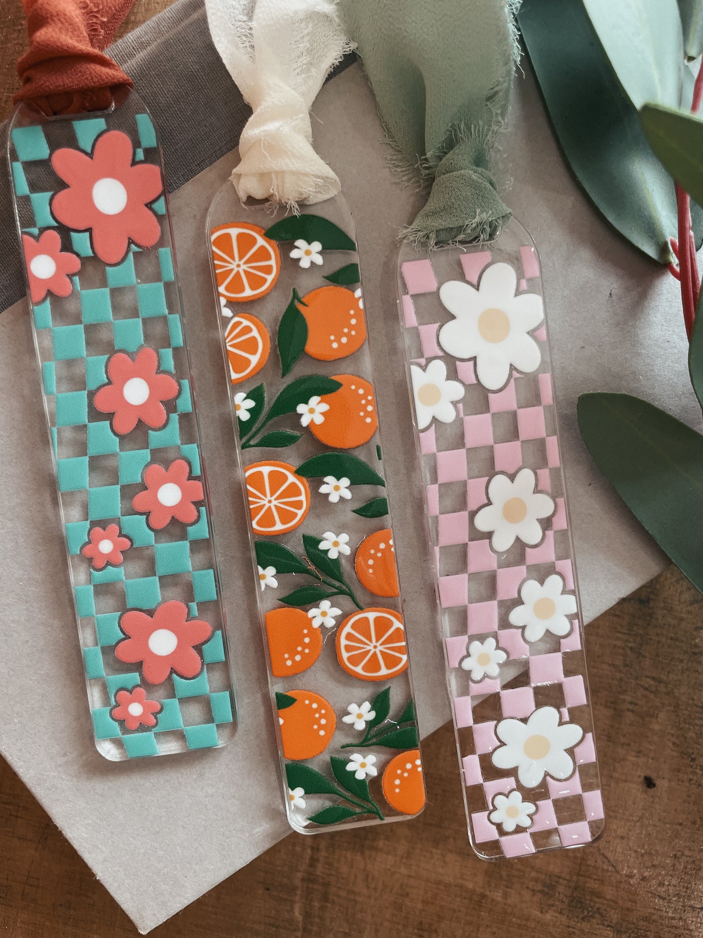 Oranges Bookmark | Acrylic