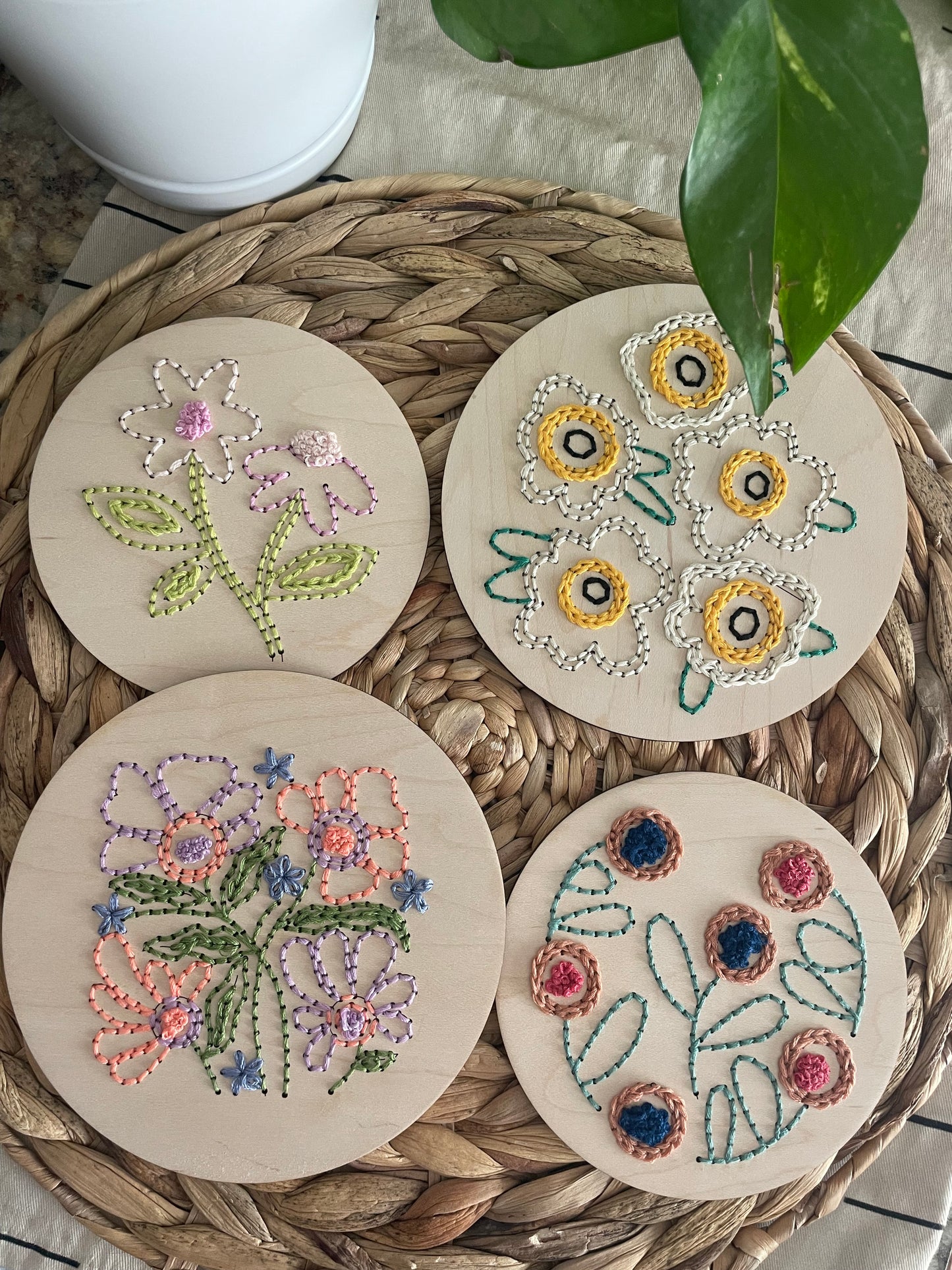 Floral no.4 | Embroidery Kit