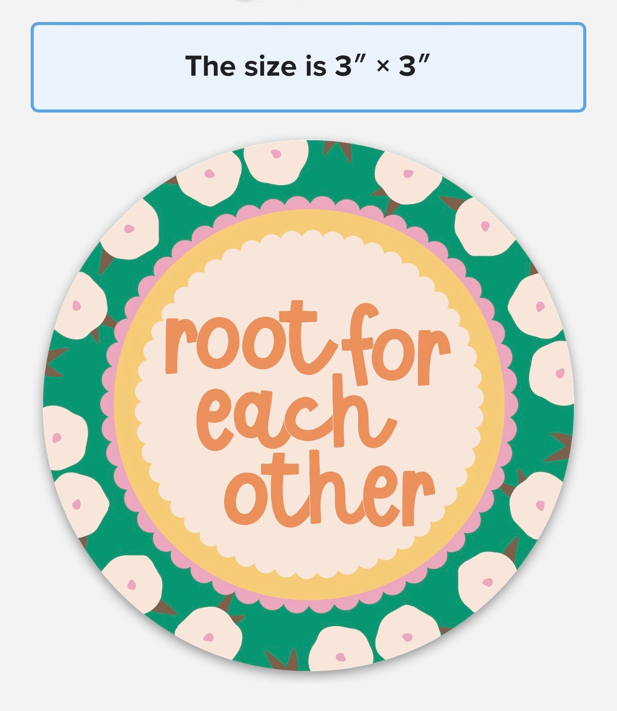 Root for each other | Sticker