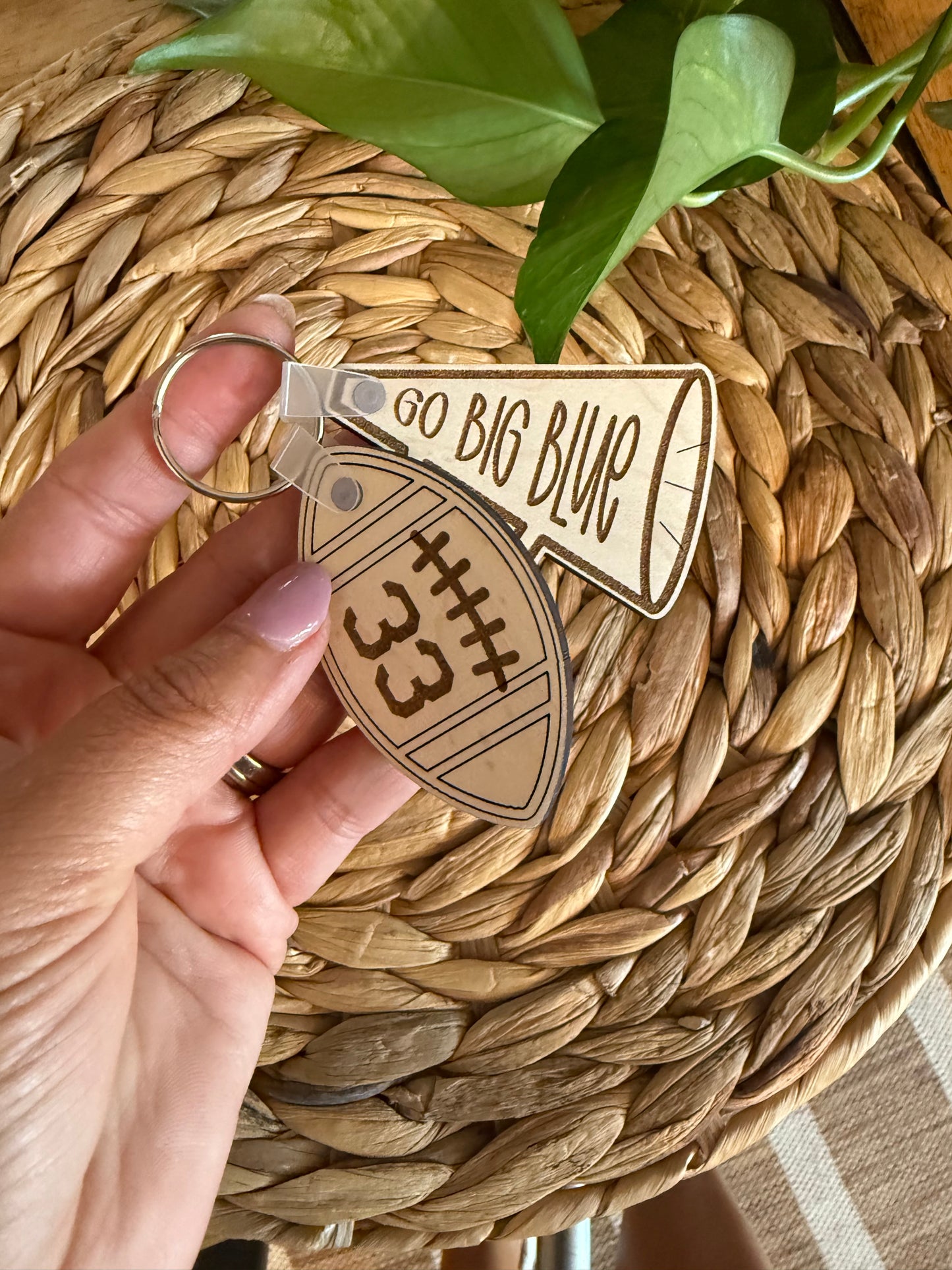 Custom Football | Keychain