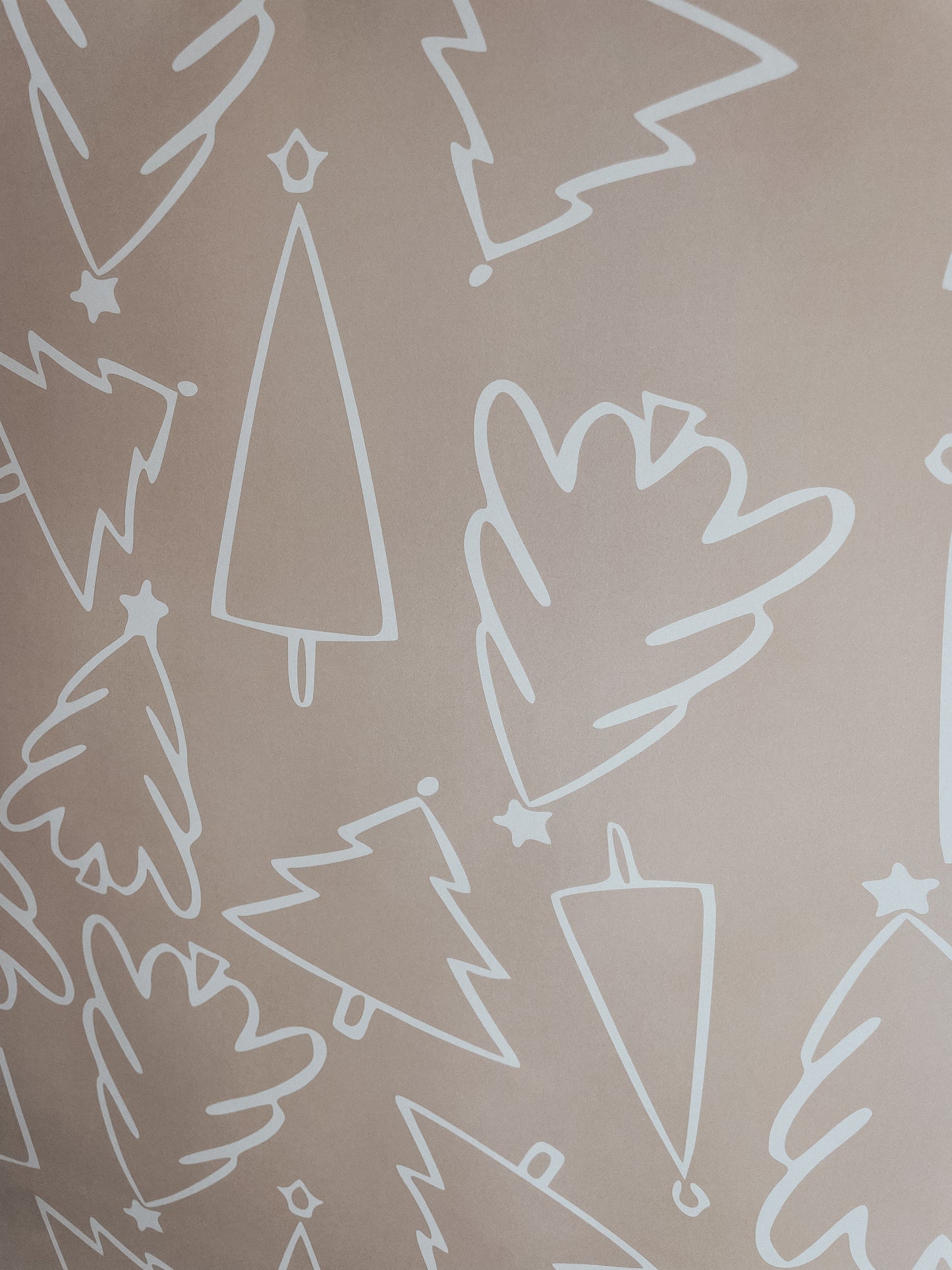 Neutral Trees Sheet | Wrapping Paper