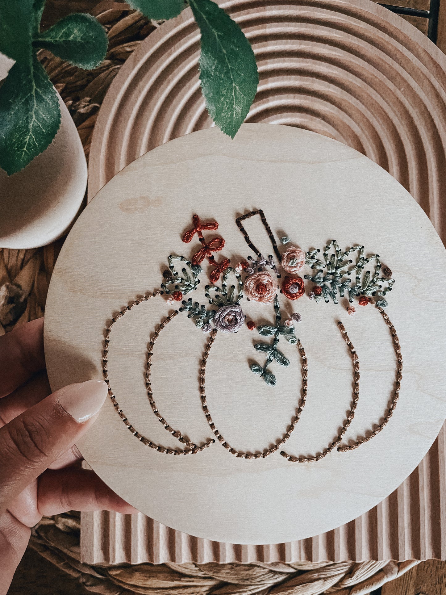 Pumpkin Embroidery Kit