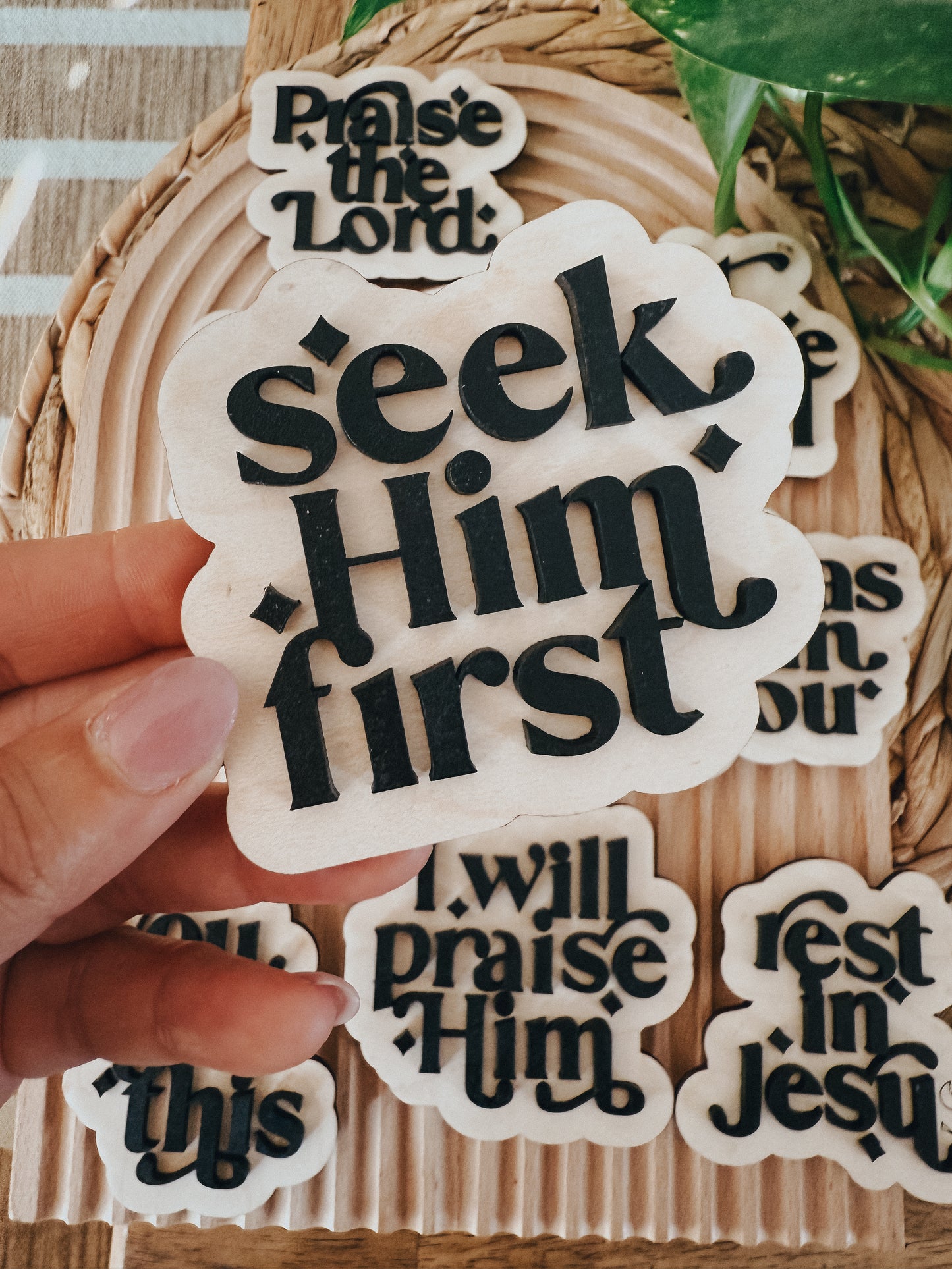 seek Him first | Magnet