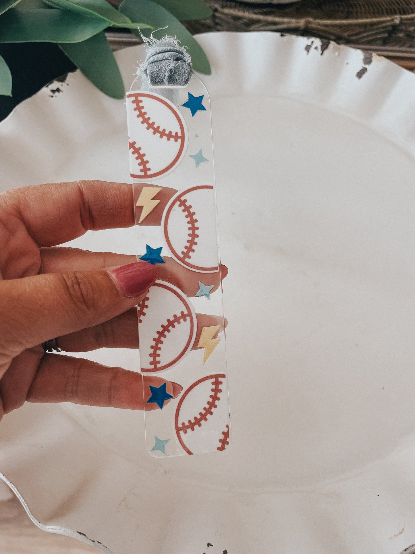 Baseball Bookmark | Acrylic