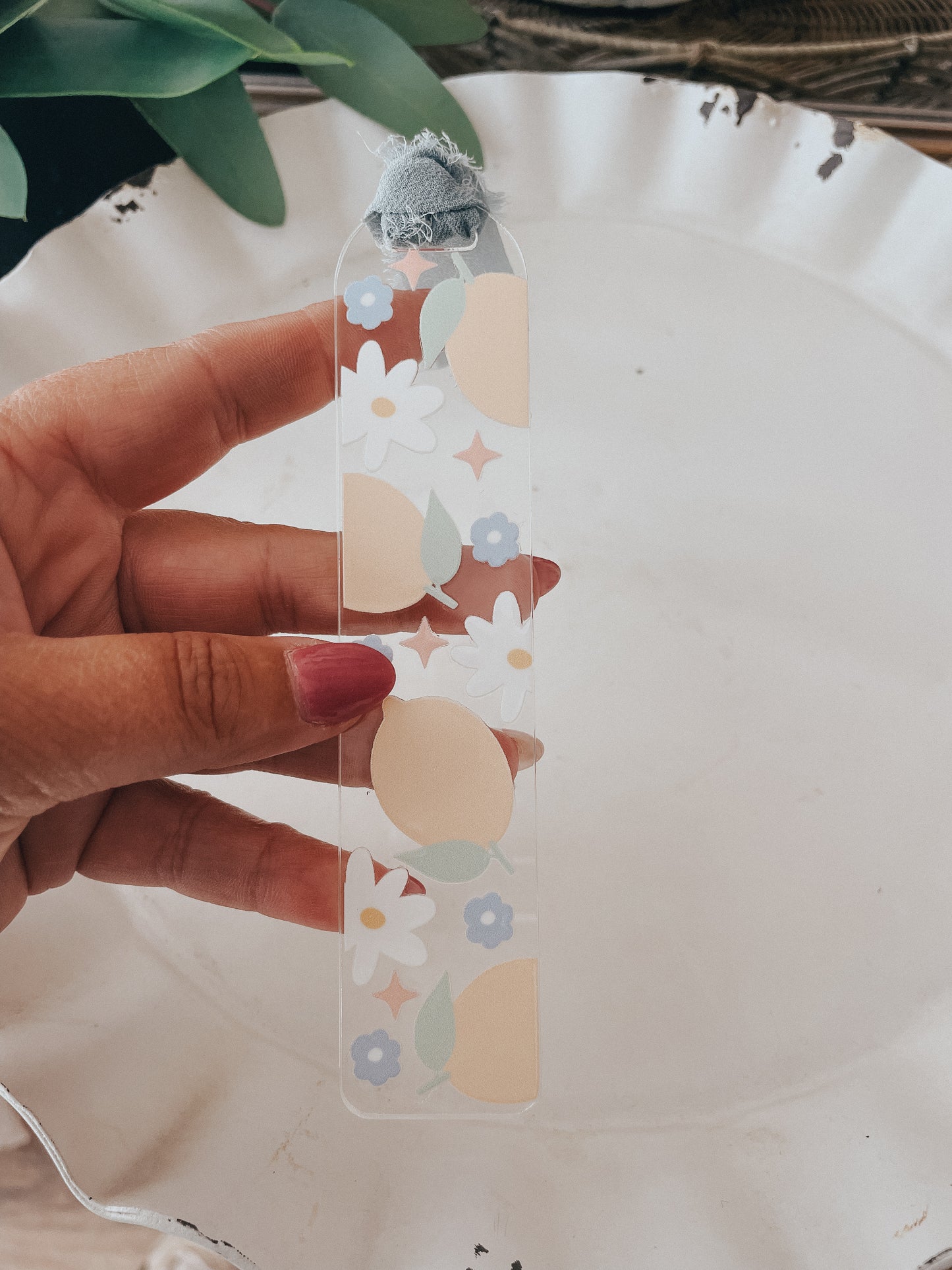 Lemons Bookmark | Acrylic