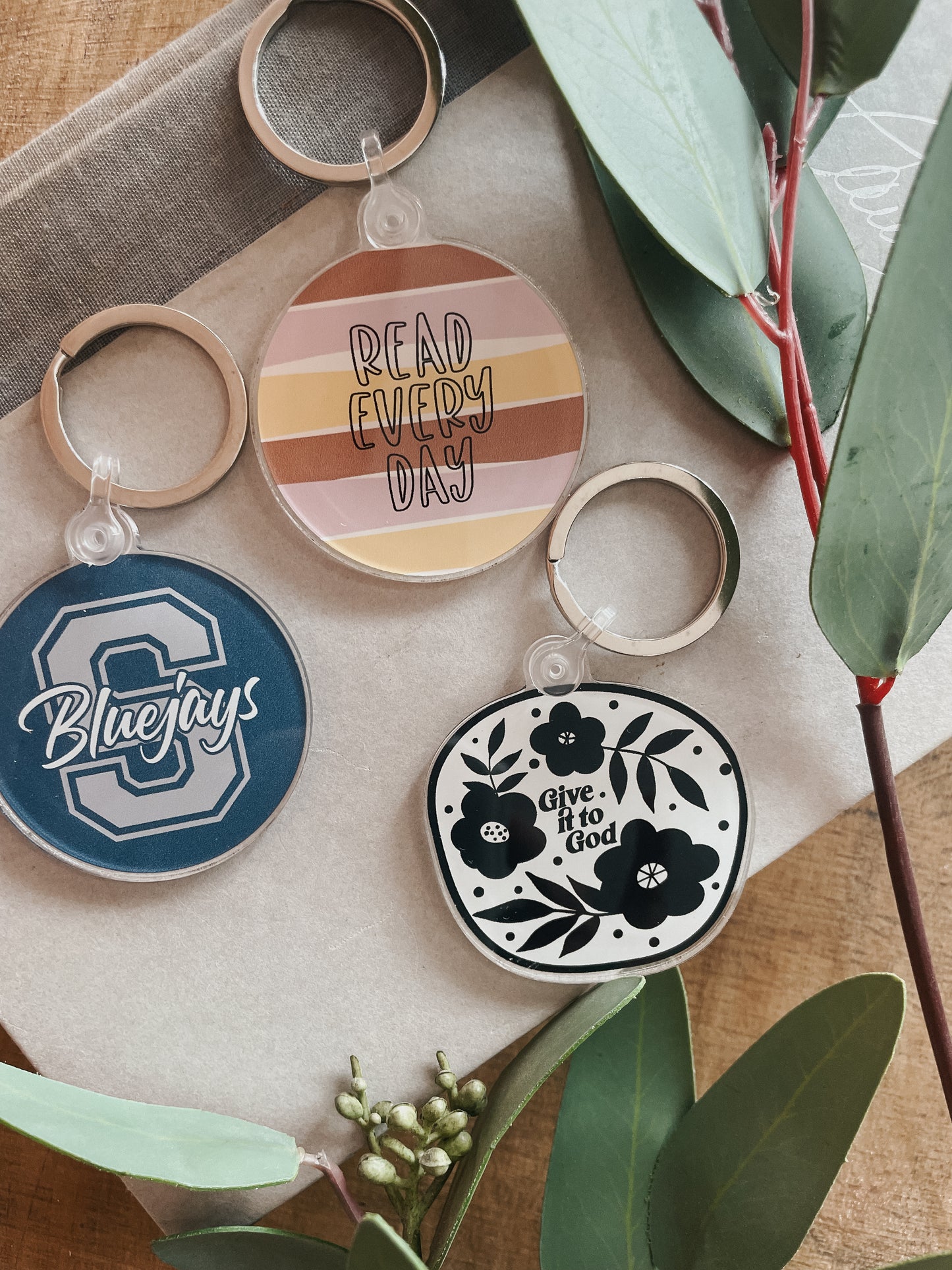 Sabetha Bluejays Keychain | Acrylic