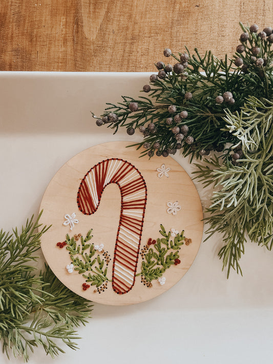 Candy Cane | Embroidery Kit