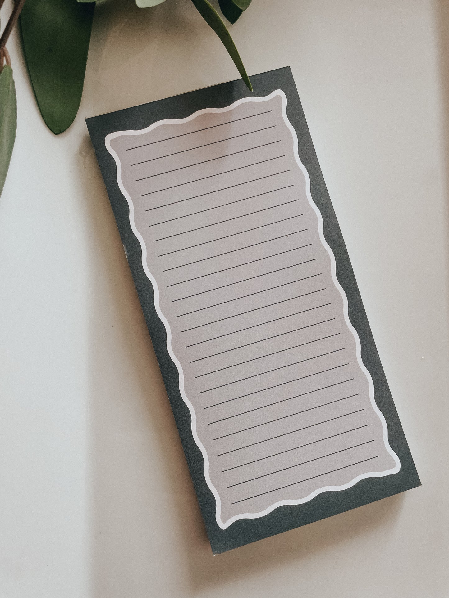 Notepad | Teal Wavy