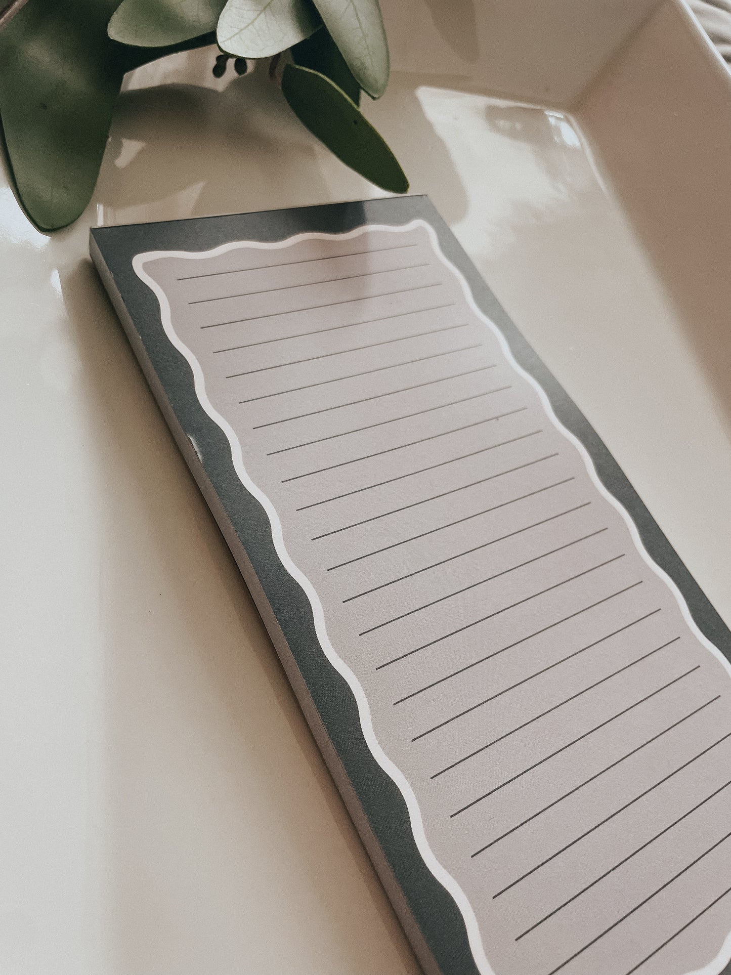 Notepad | Teal Wavy