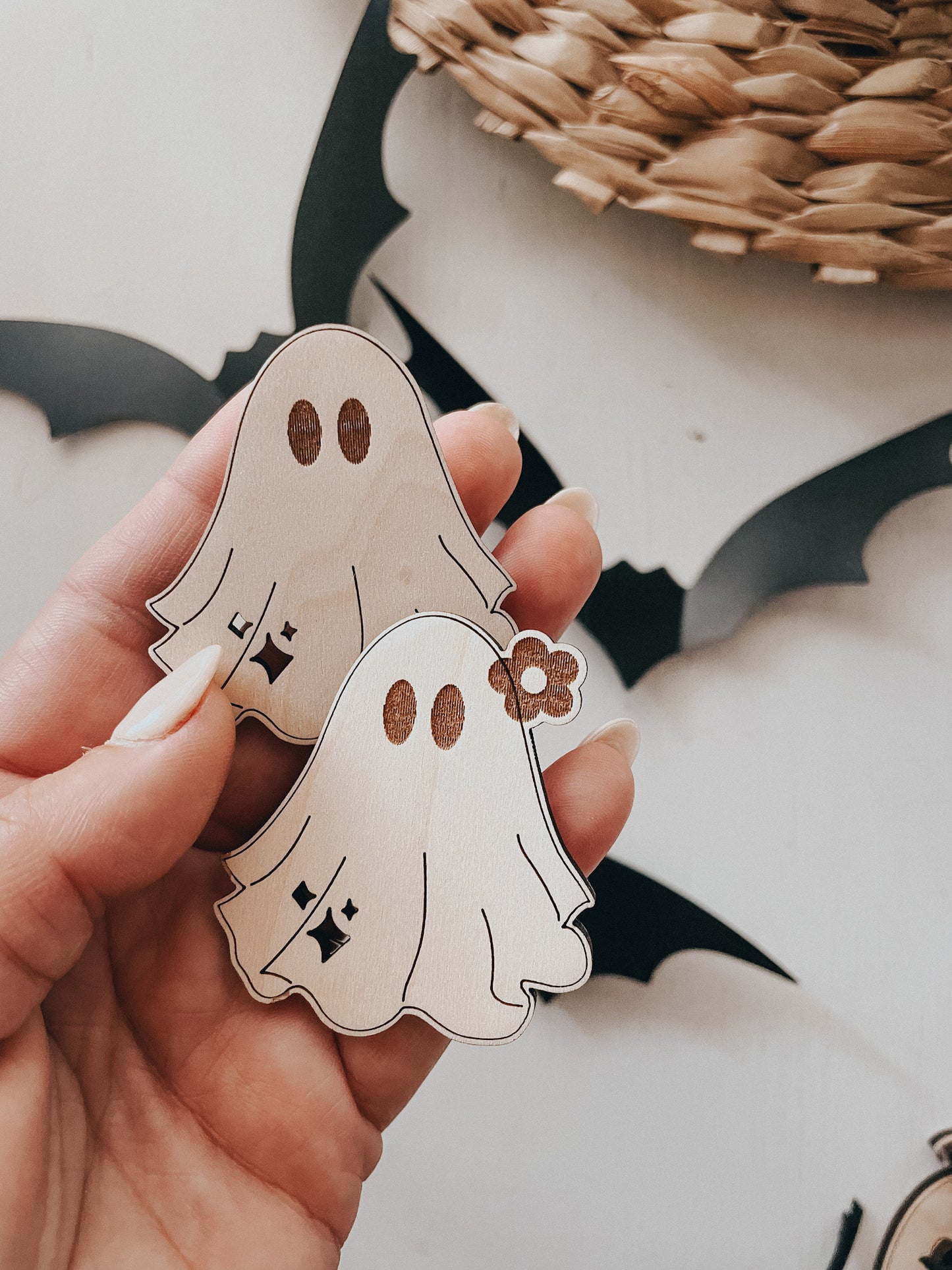 Ghostie | Wood Pin
