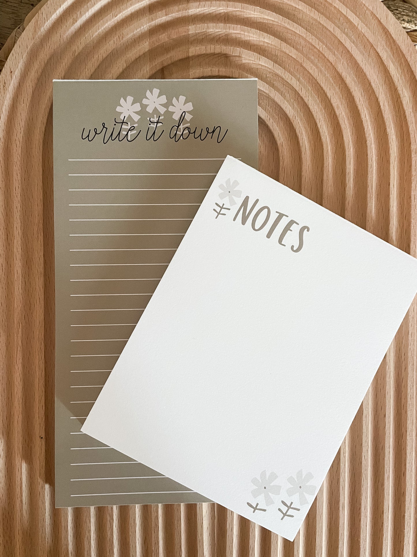 Notepad | floral notes