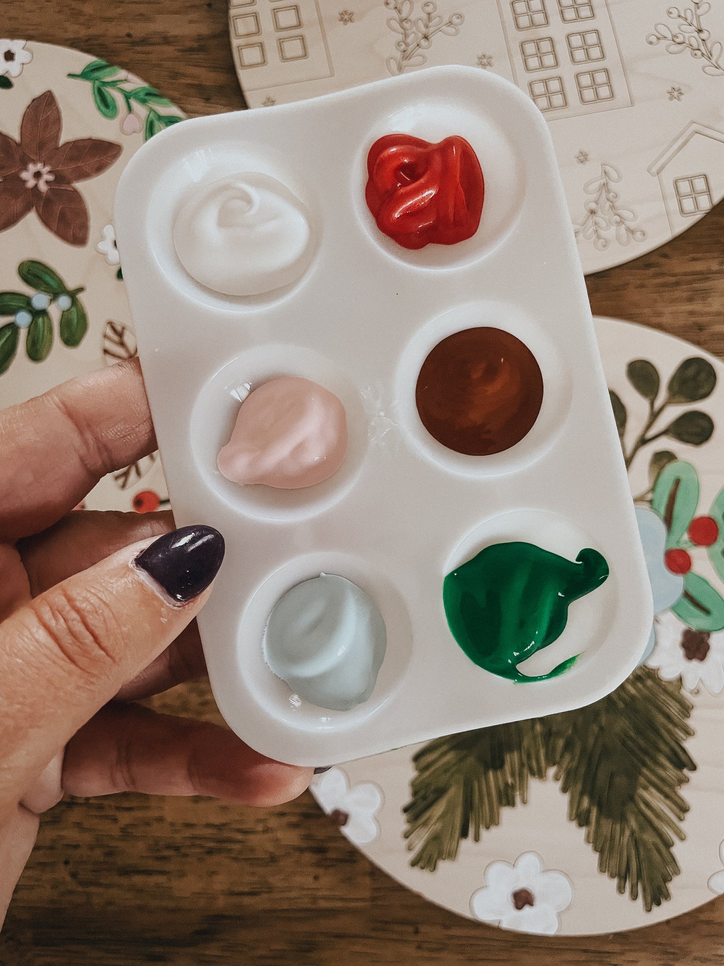 Christmas Greenery | Paint by Number