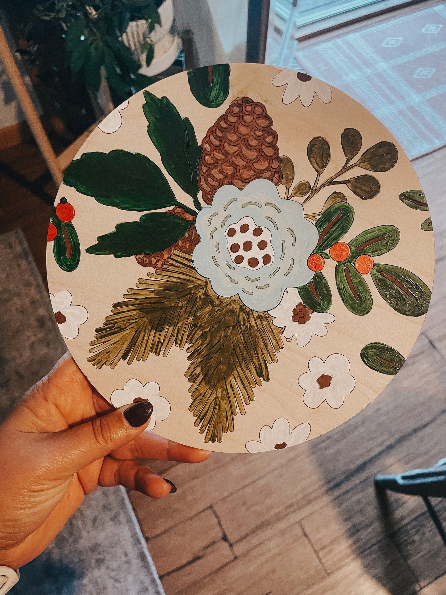 Christmas Greenery | Paint by Number