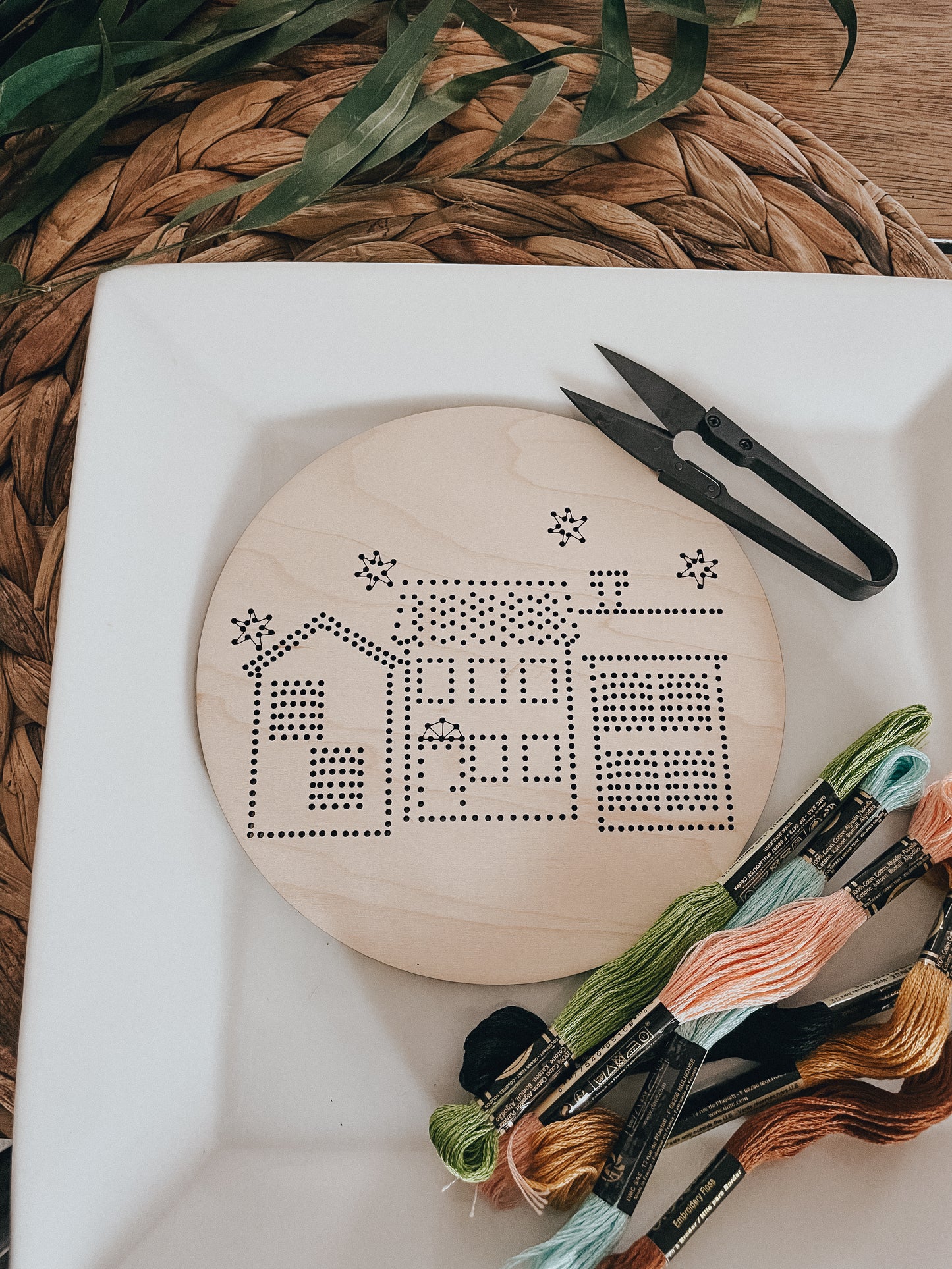 Winter Houses | Embroidery Kit