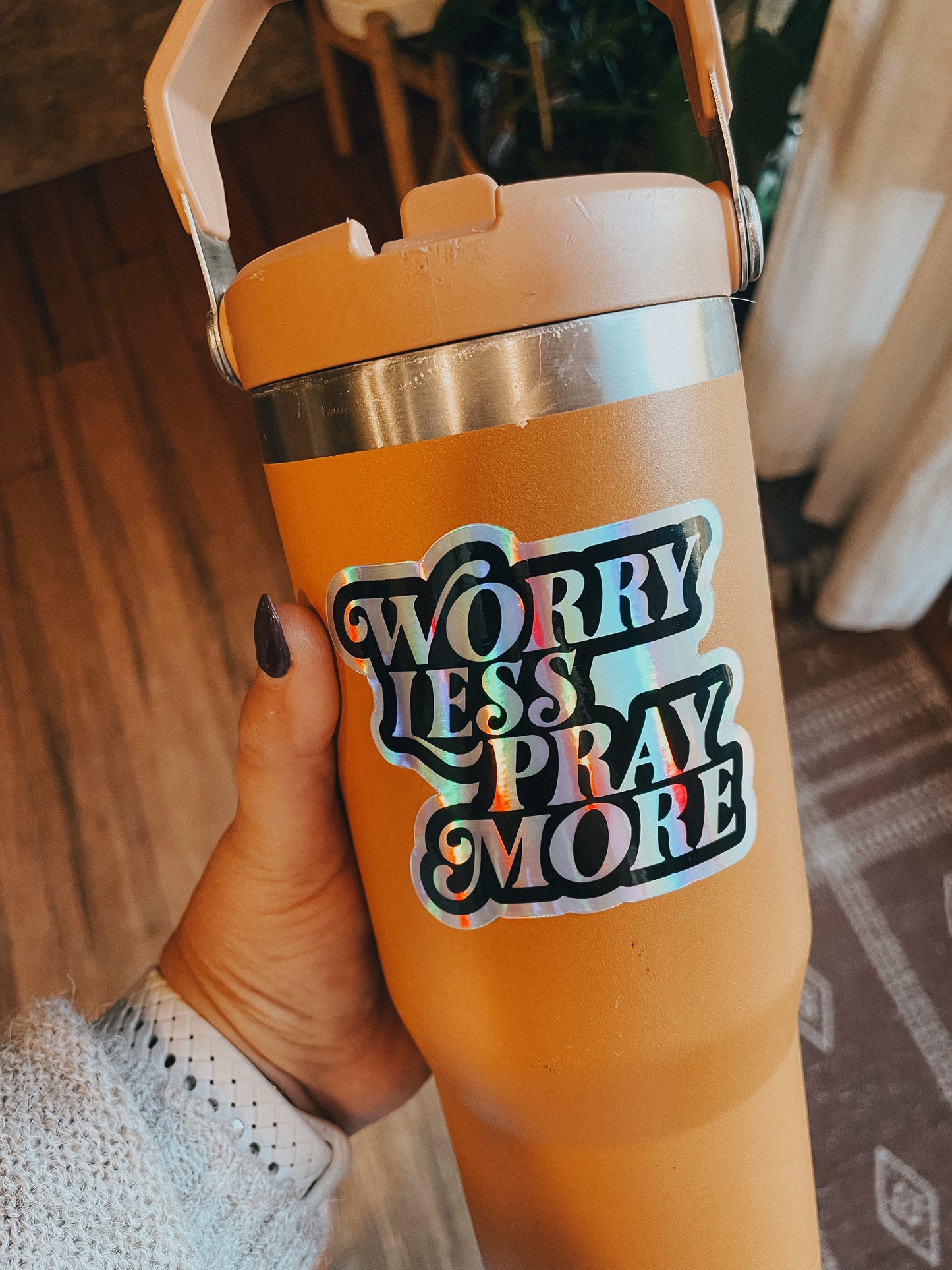 Worry Less Pray More | Sticker