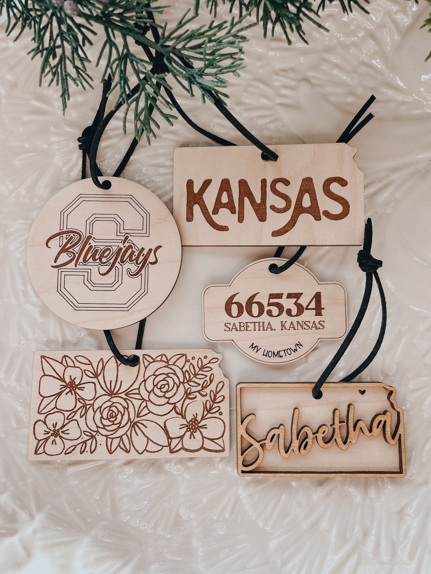 City & State | Ornament