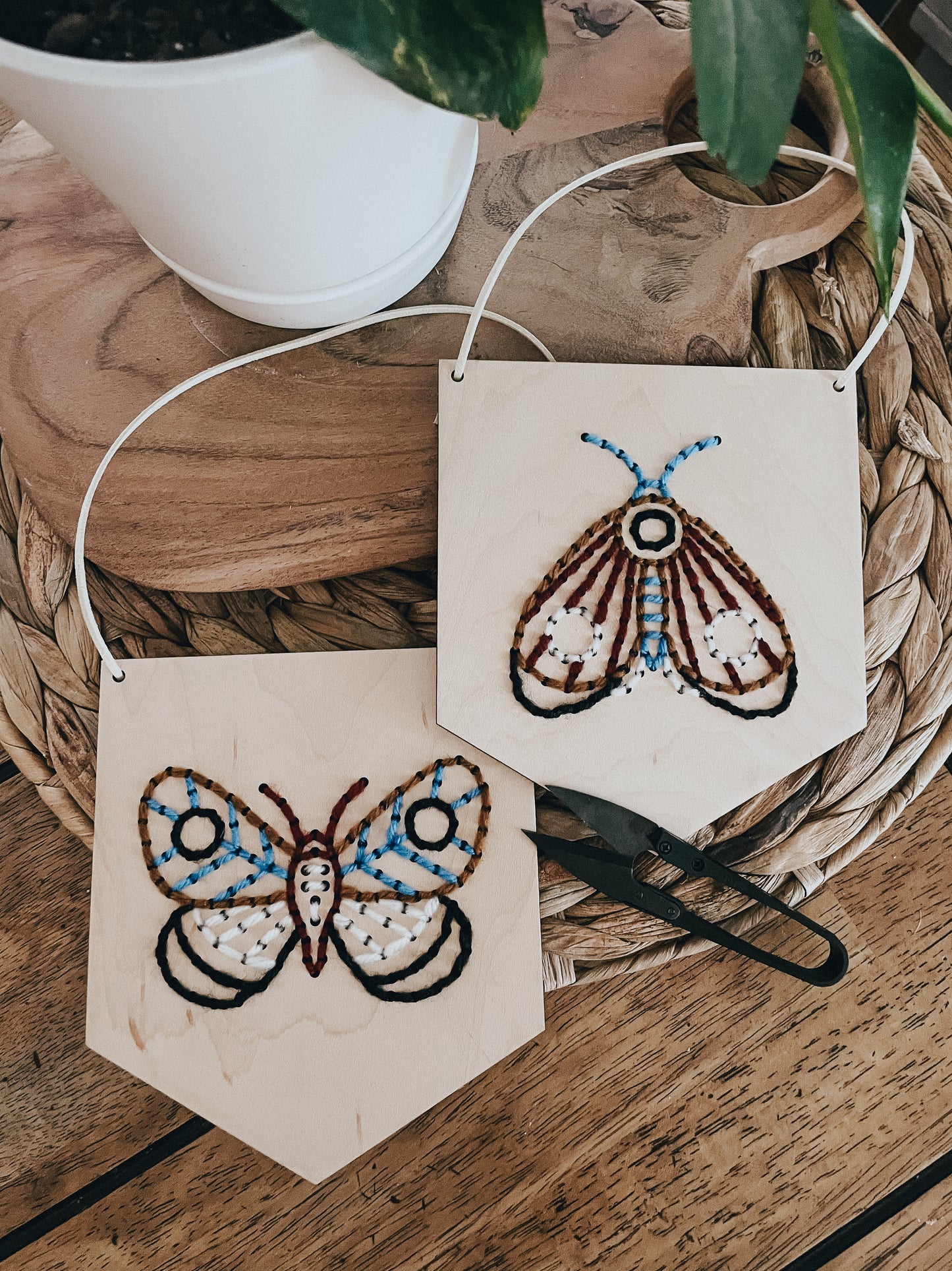 Butterfly Pennant Yarn Kit | DIY