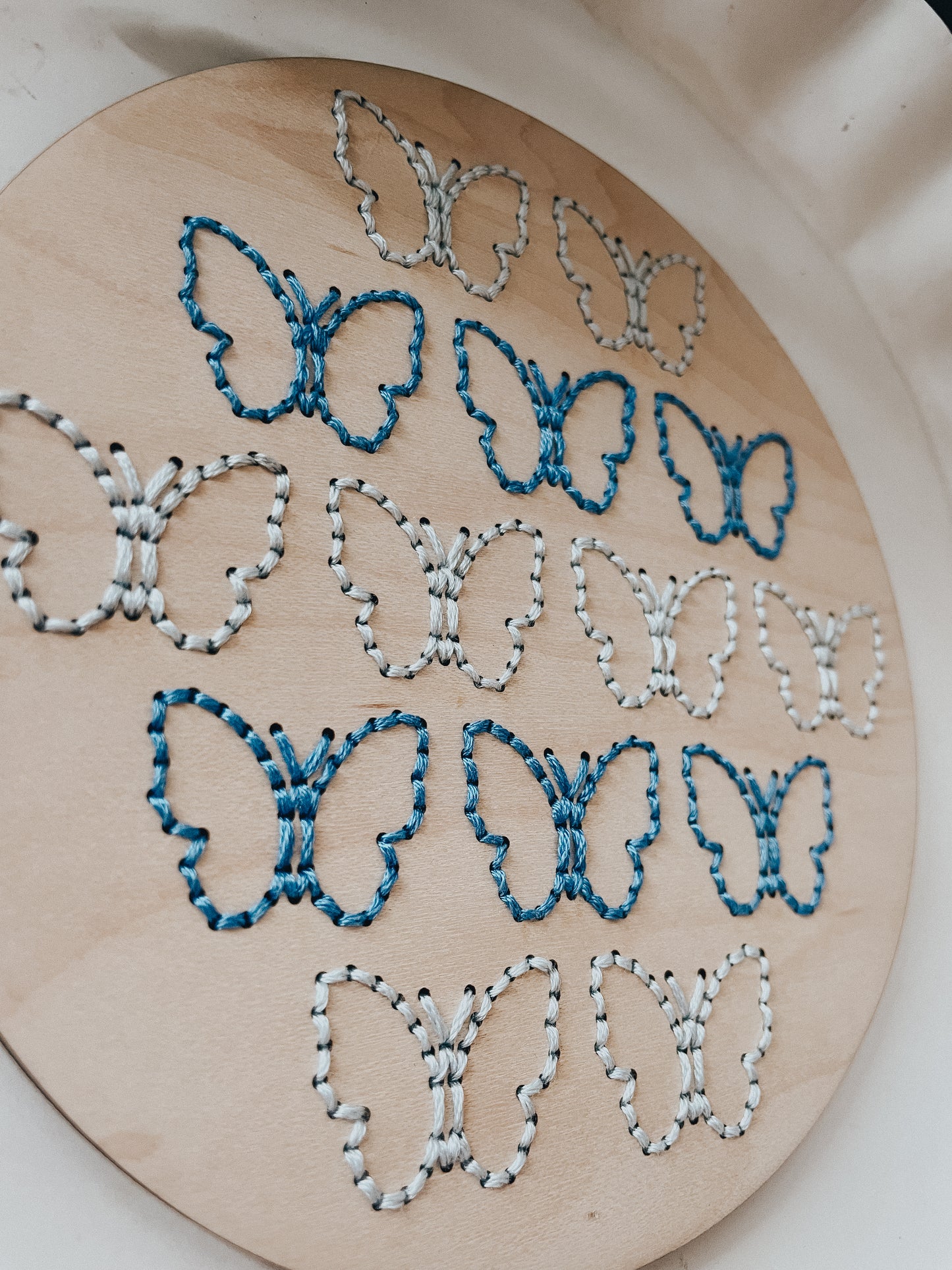 Mini Butterfly Outline | Embroidery Kit