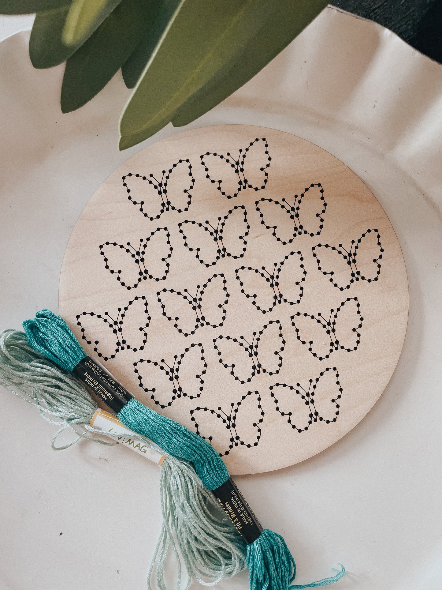 Mini Butterfly Outline | Embroidery Kit
