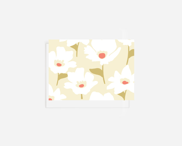 Floral White | Notecard Set