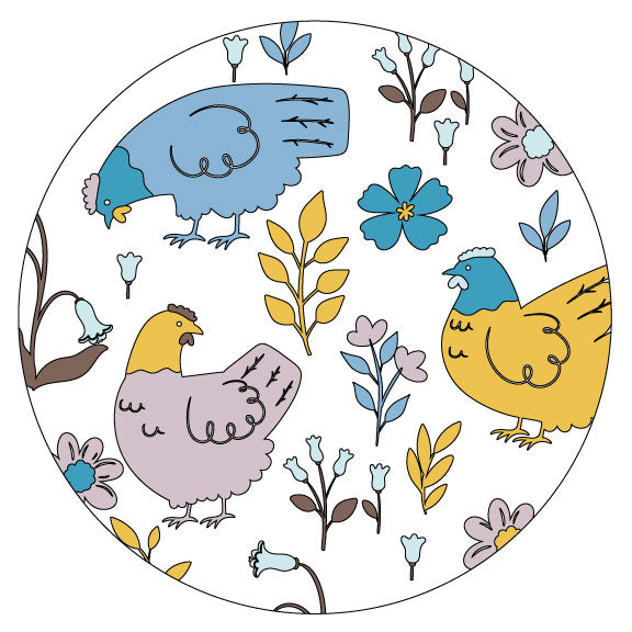 Hens | Paint by Number