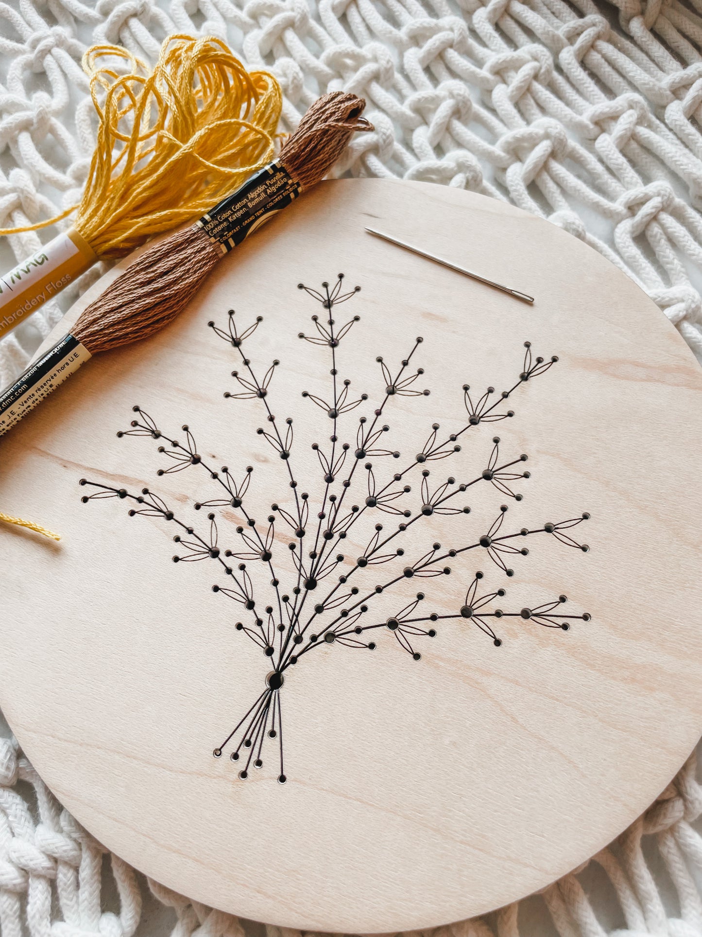 Forsythia DIY Embroidery Kit