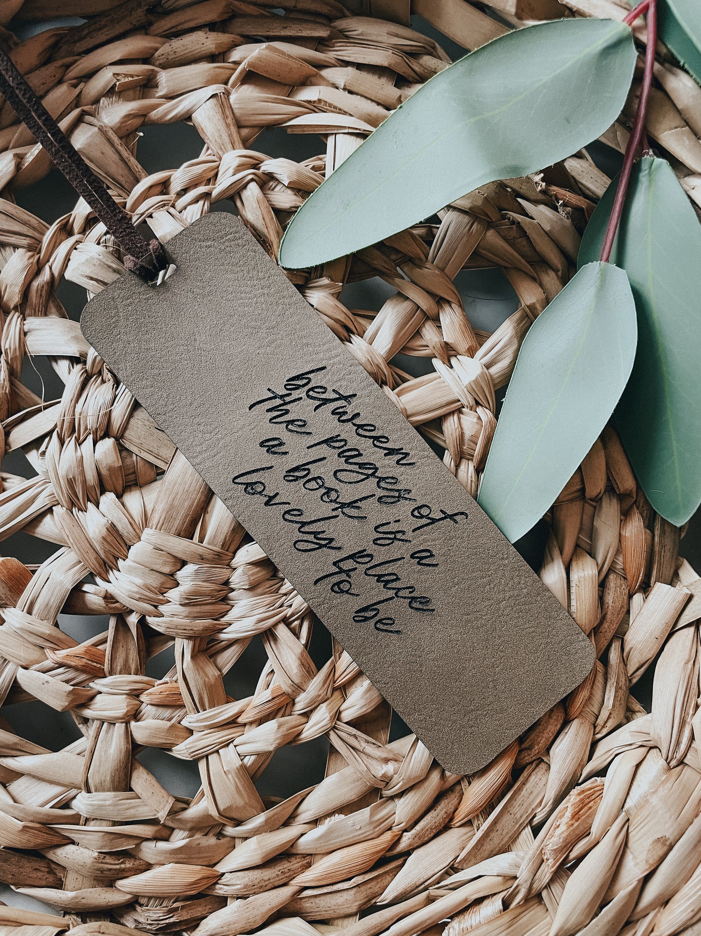 Leather Bookmark