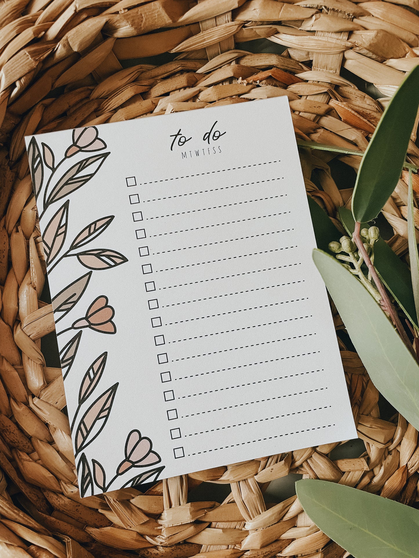 To Do Taupe/Mauve | Notepad