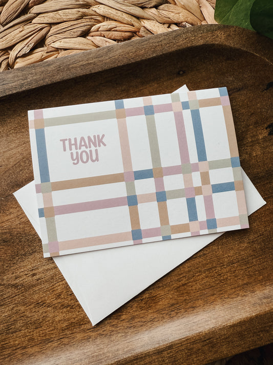 Thank You Grid | Notecard Set