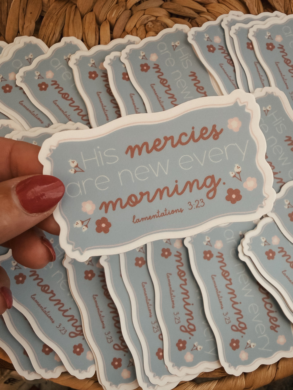 His mercies are new | Sticker