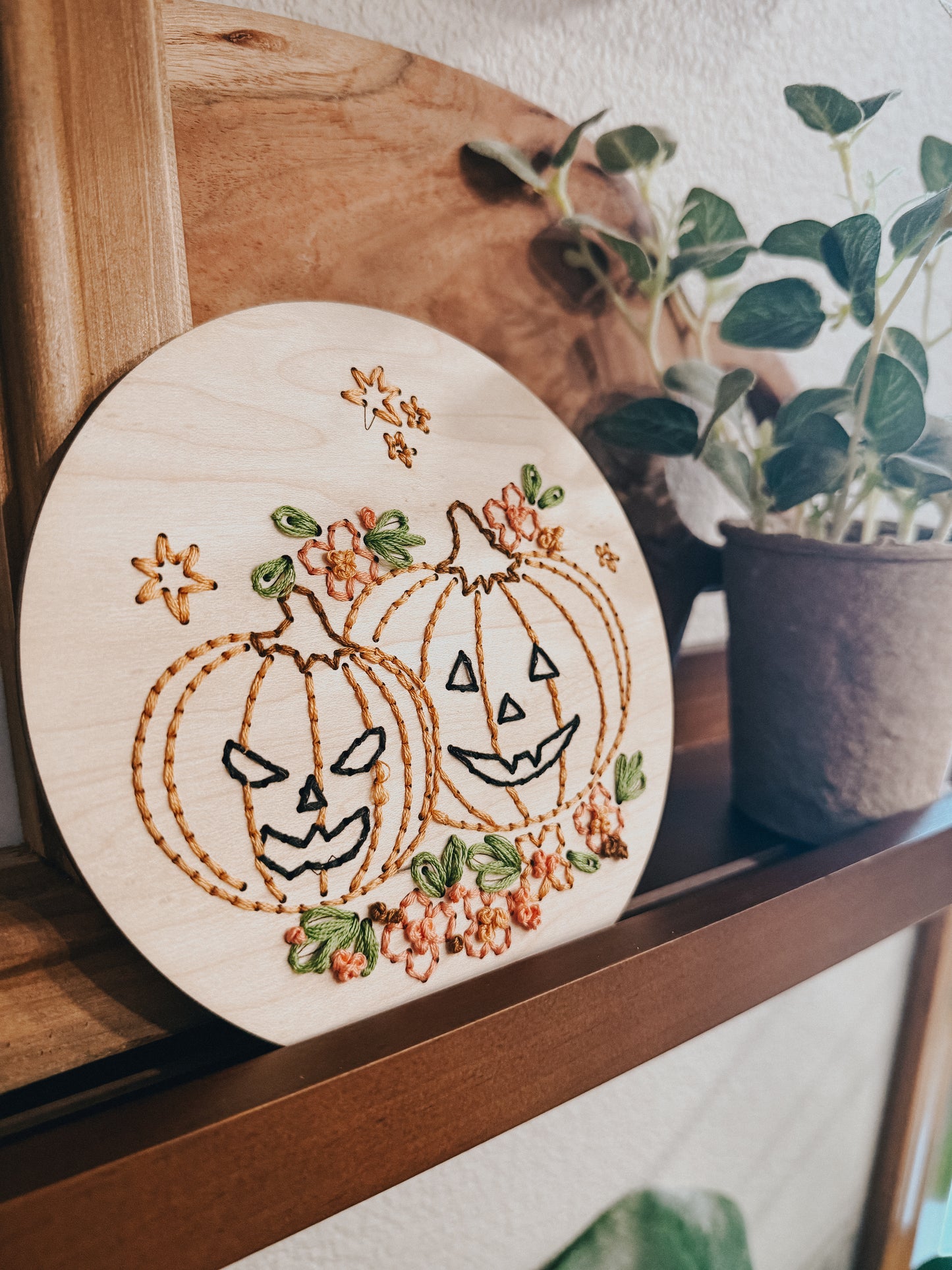 Jack-O-Lantern Embroidery | Kit