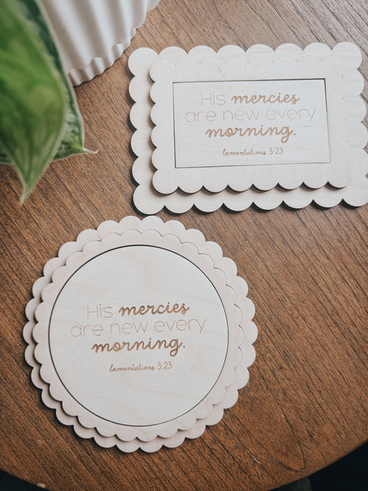 His mercies are new | Frame