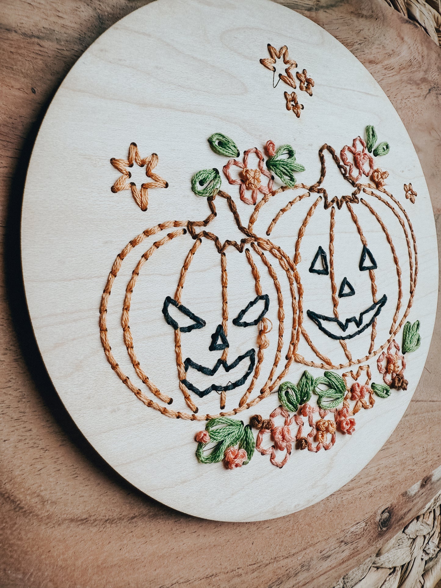 Jack-O-Lantern Embroidery | Kit