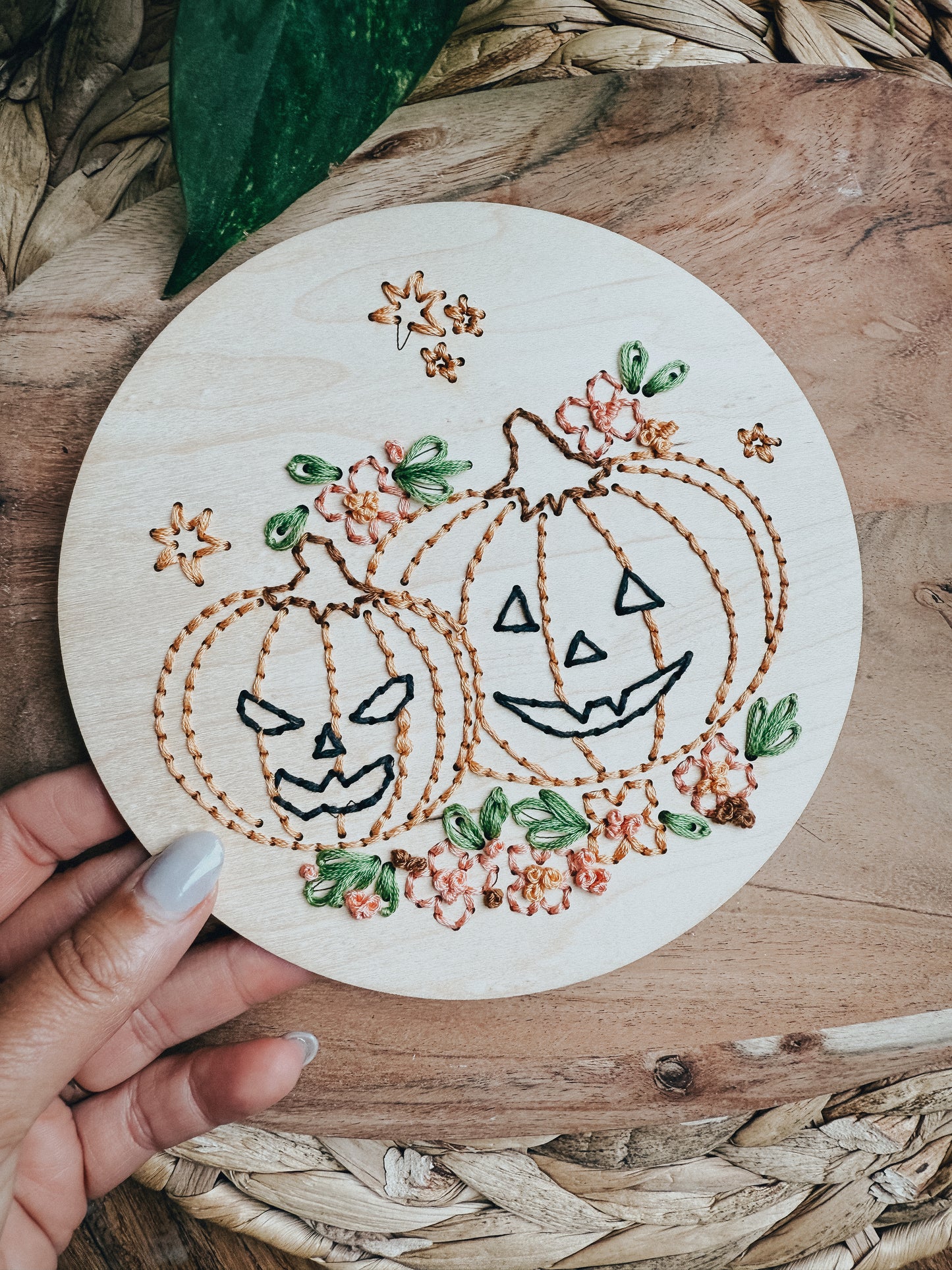 Jack-O-Lantern Embroidery | Kit