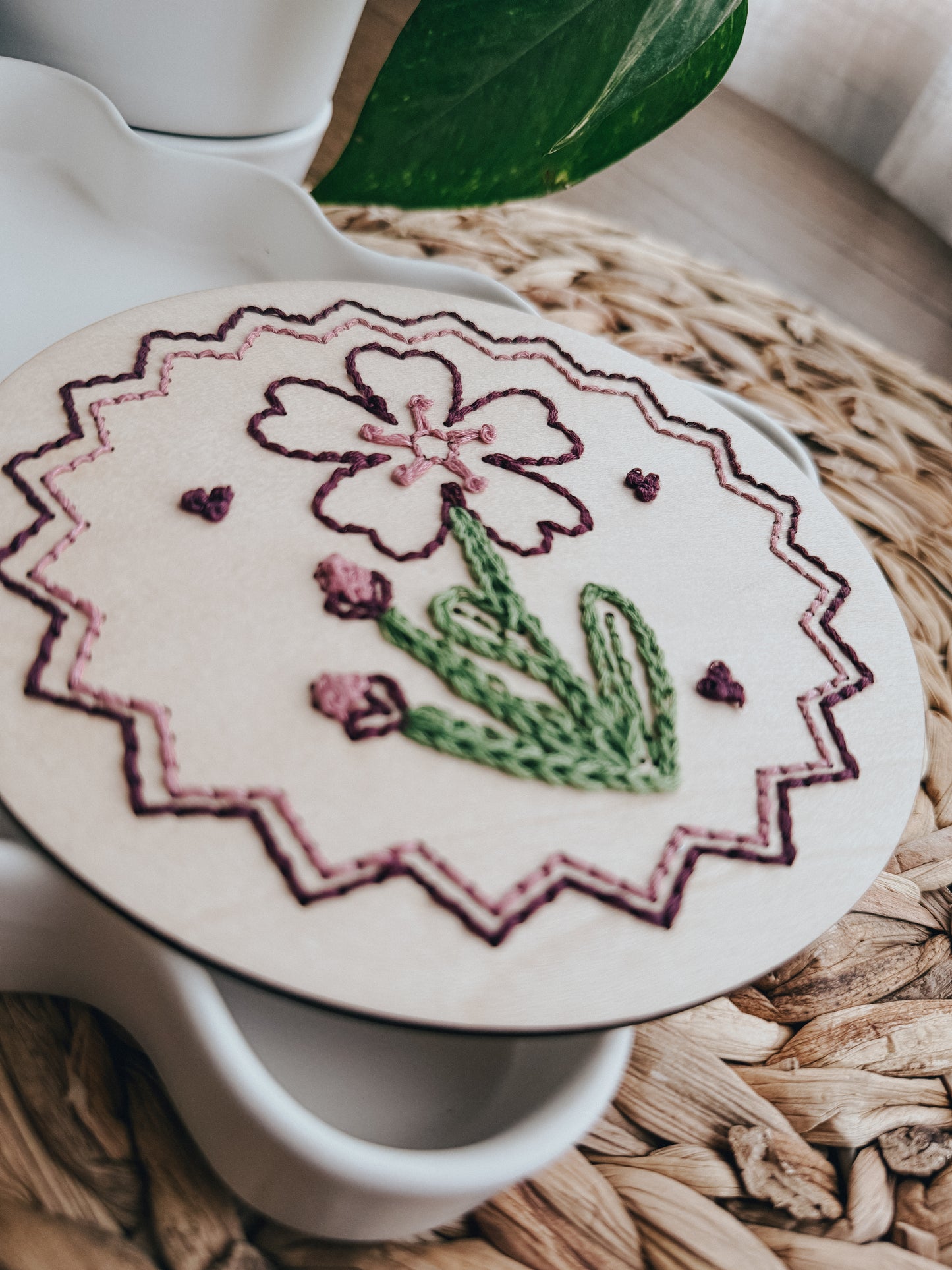 Floral Border no.3 | Embroidery Kit