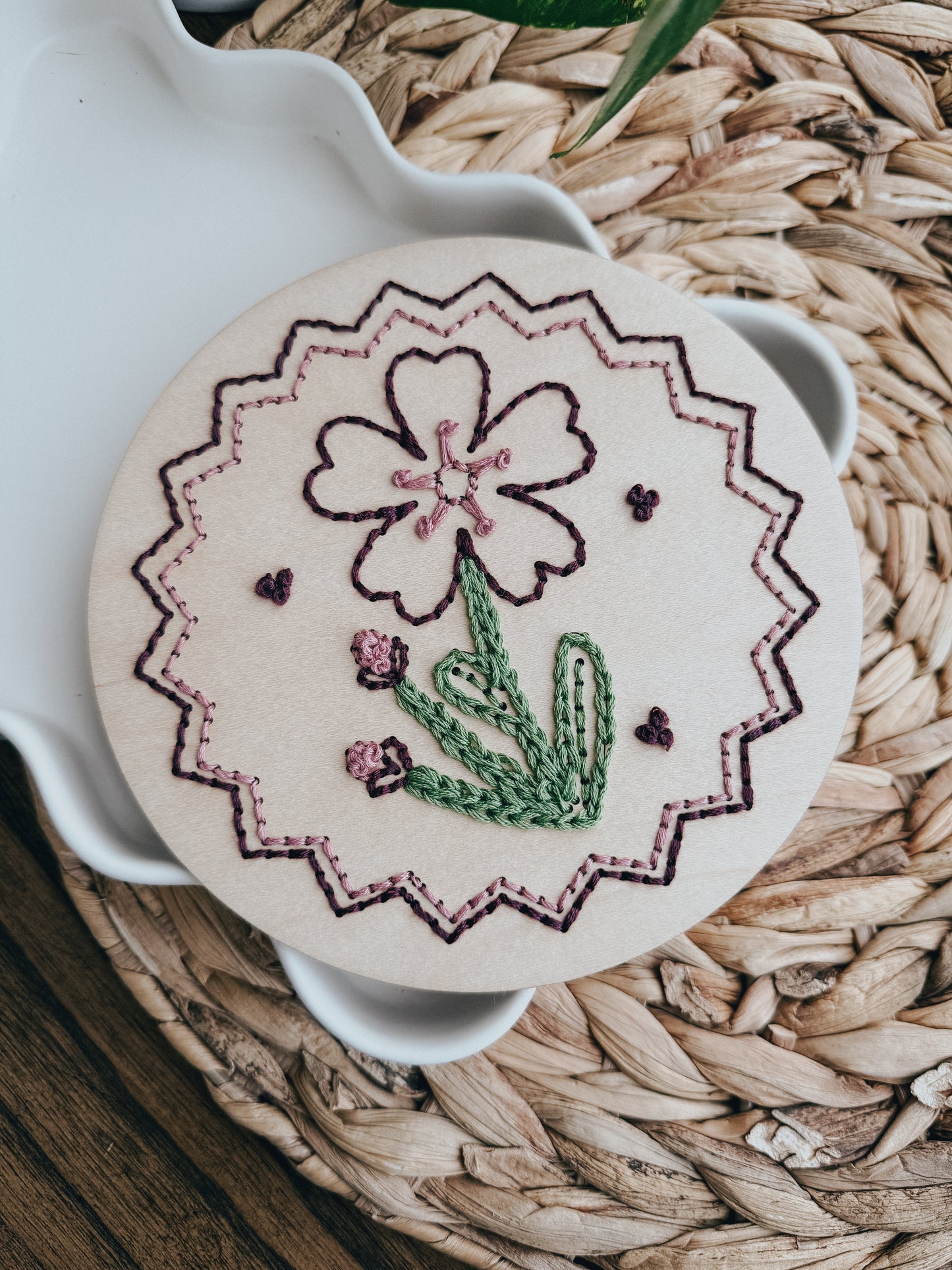 Floral Border no.3 | Embroidery Kit