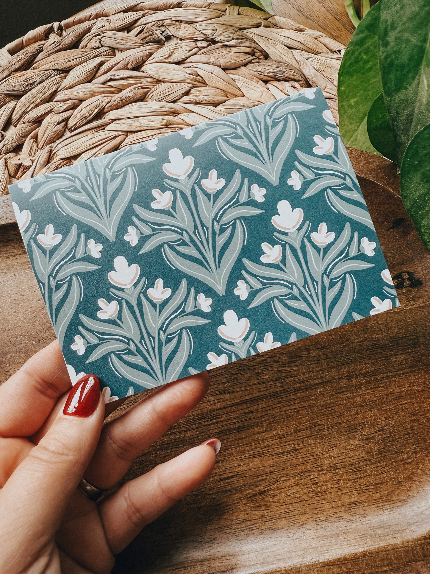 Blue Floral | Notecard Set