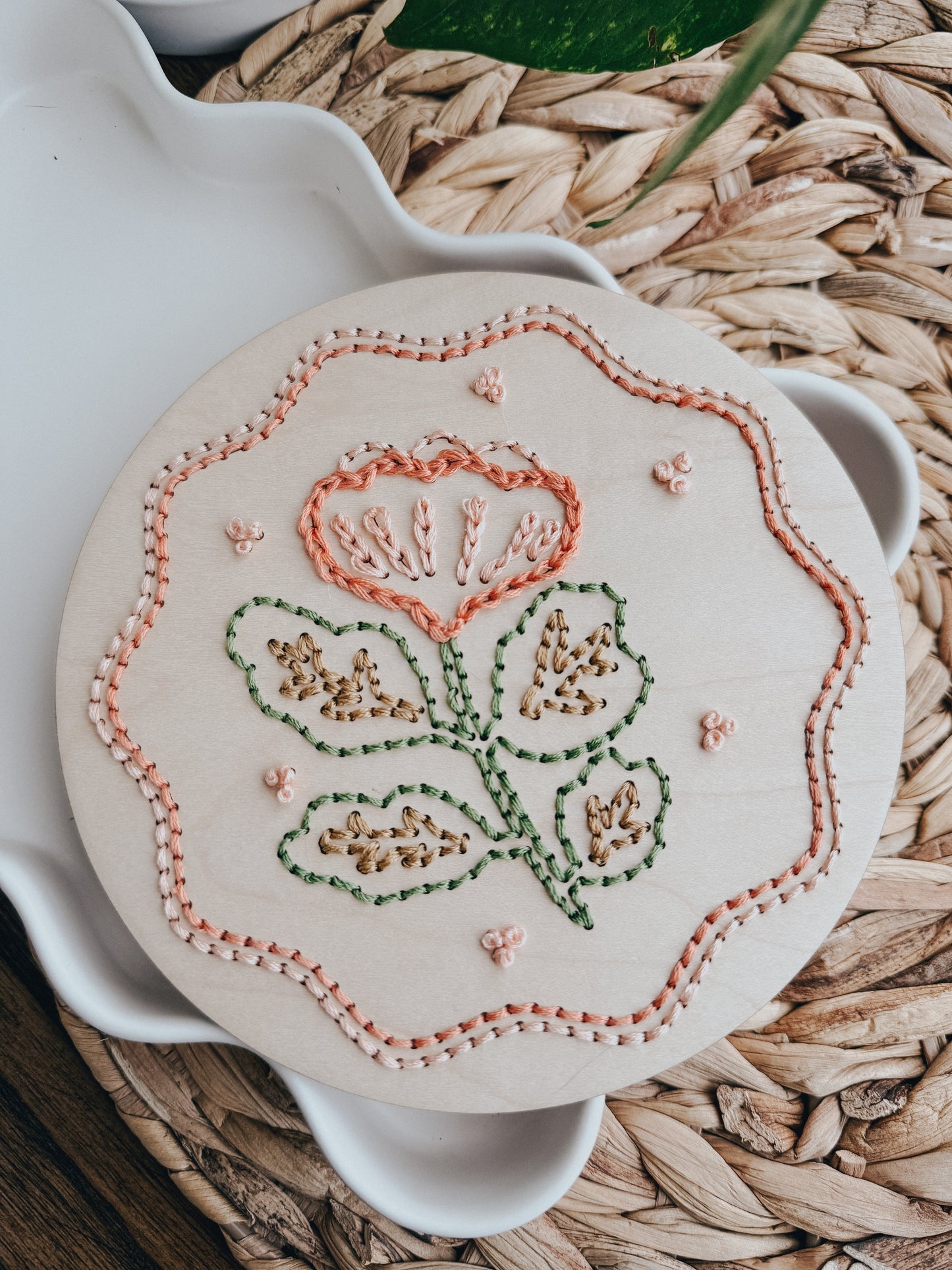Floral Border no.1 | Embroidery Kit