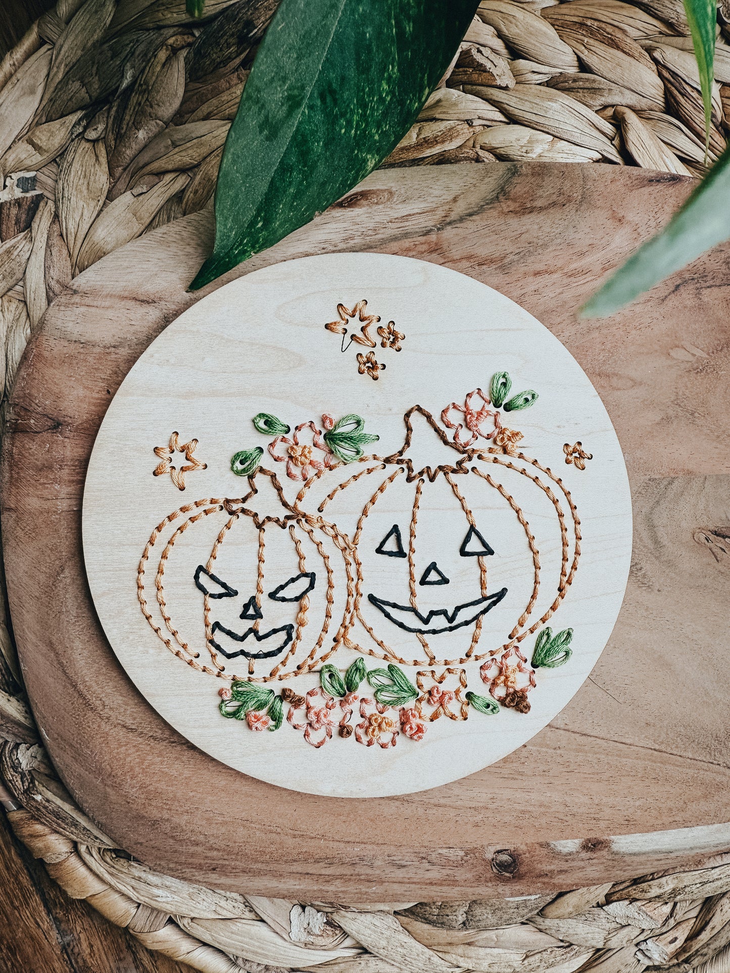Jack-O-Lantern Embroidery | Kit