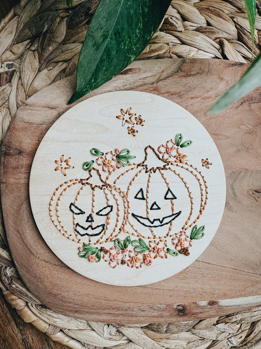 Jack-O-Lantern Embroidery | Kit