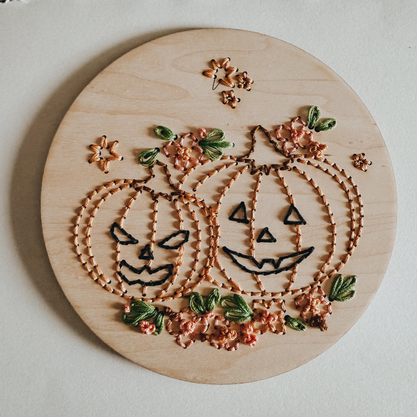 Jack-O-Lantern Embroidery | Kit