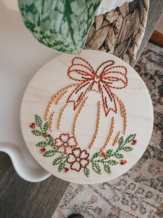 Fall Pumpkin | Embroidery Kit