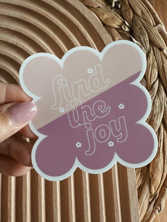 Find the Joy | Sticker
