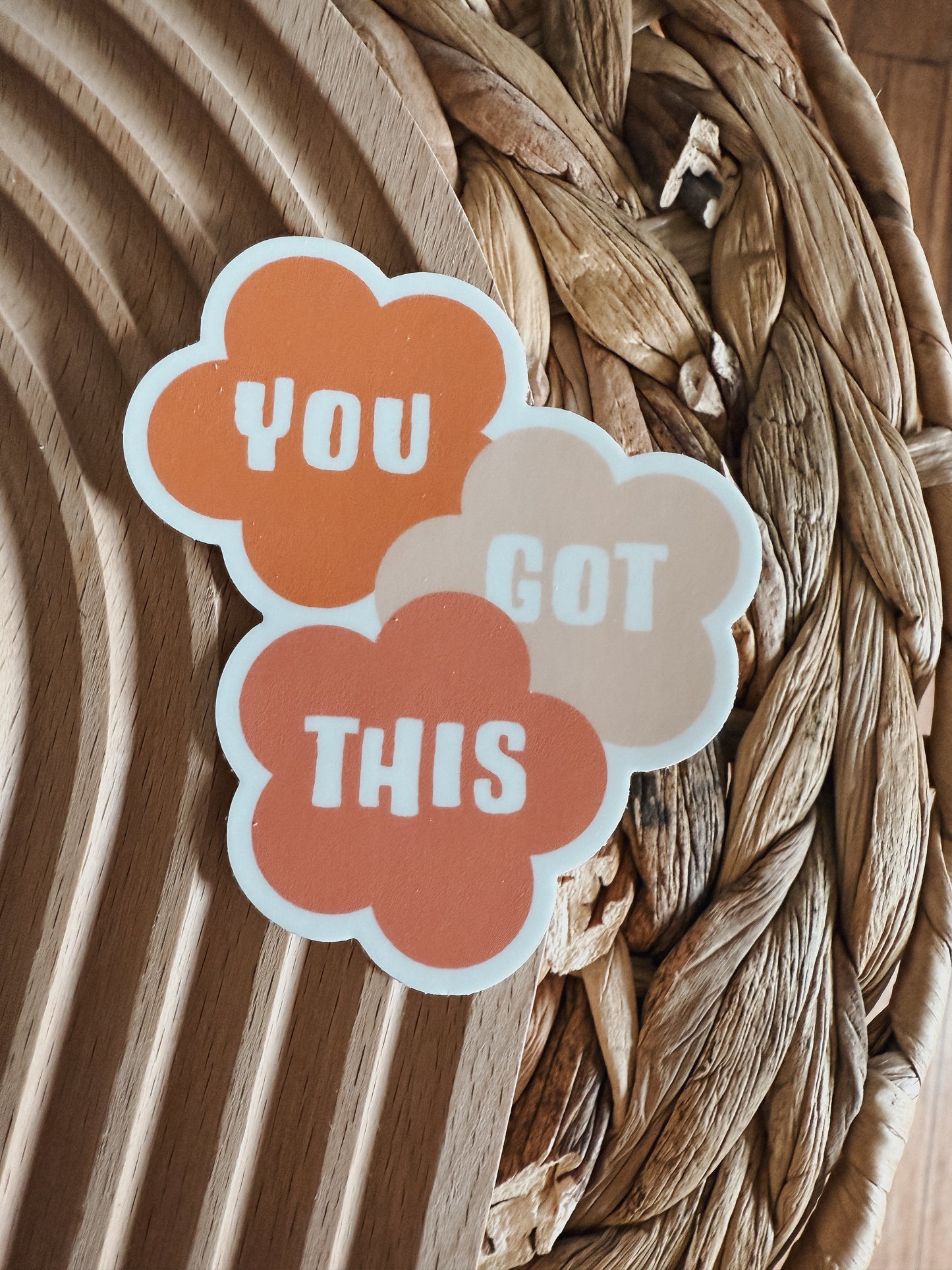 You Got This floral | Sticker
