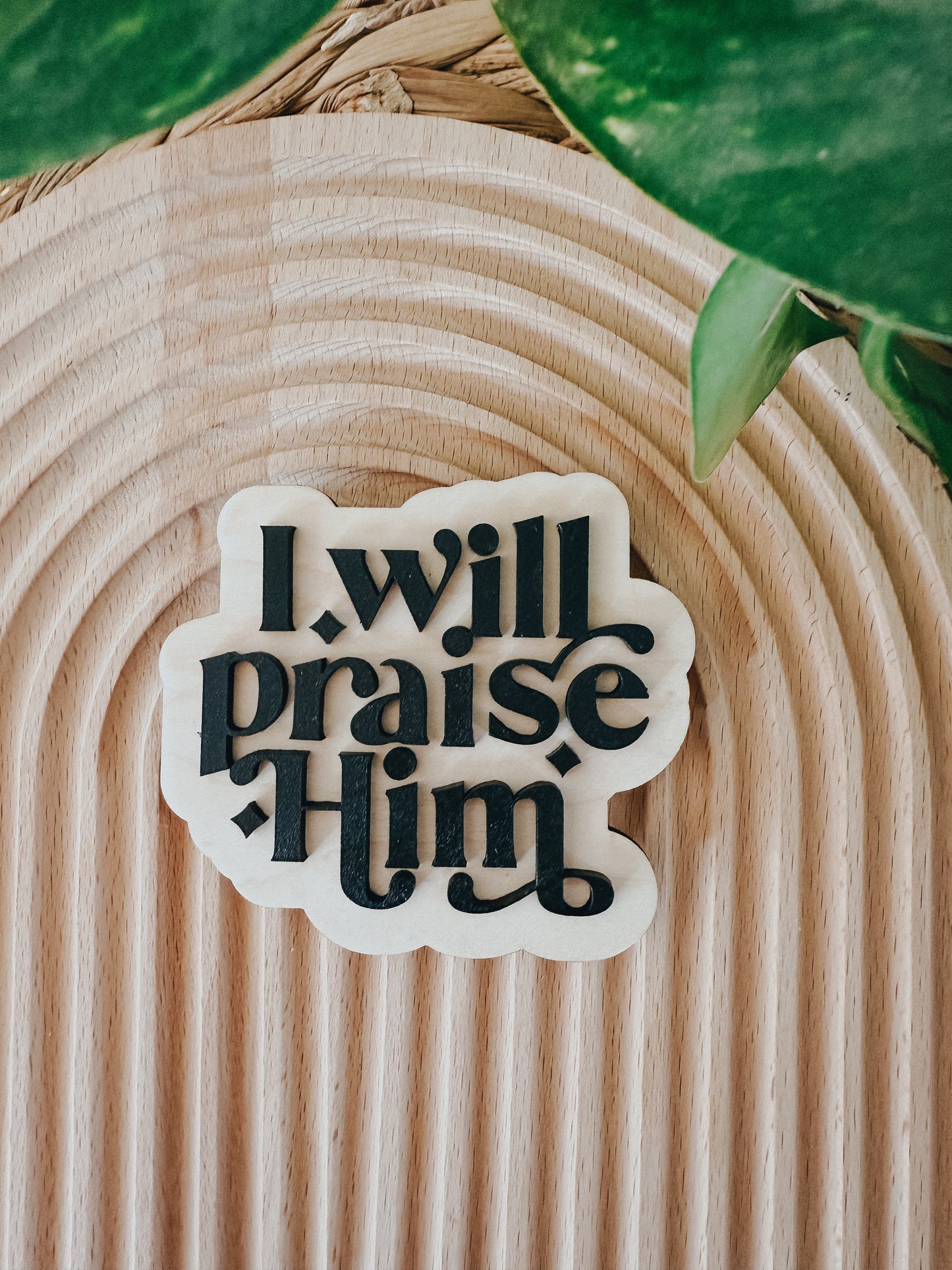 i will praise Him | Magnet