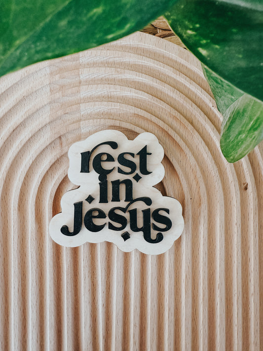 rest in Jesus | Magnet