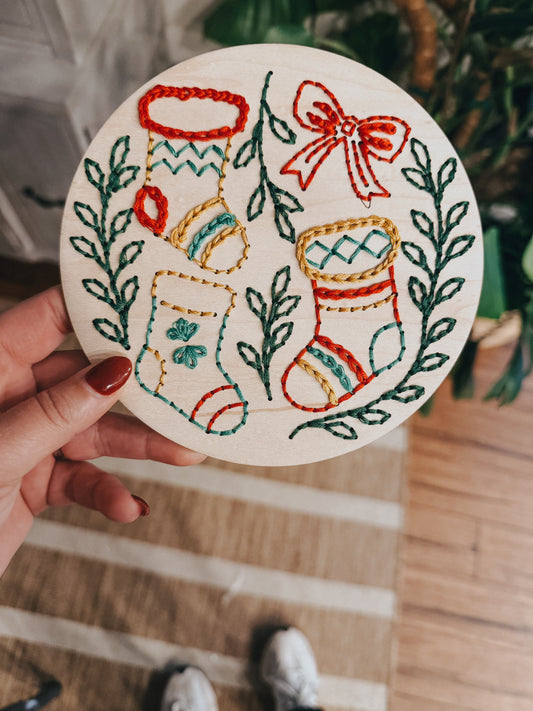 Stockings Embroidery | Kit
