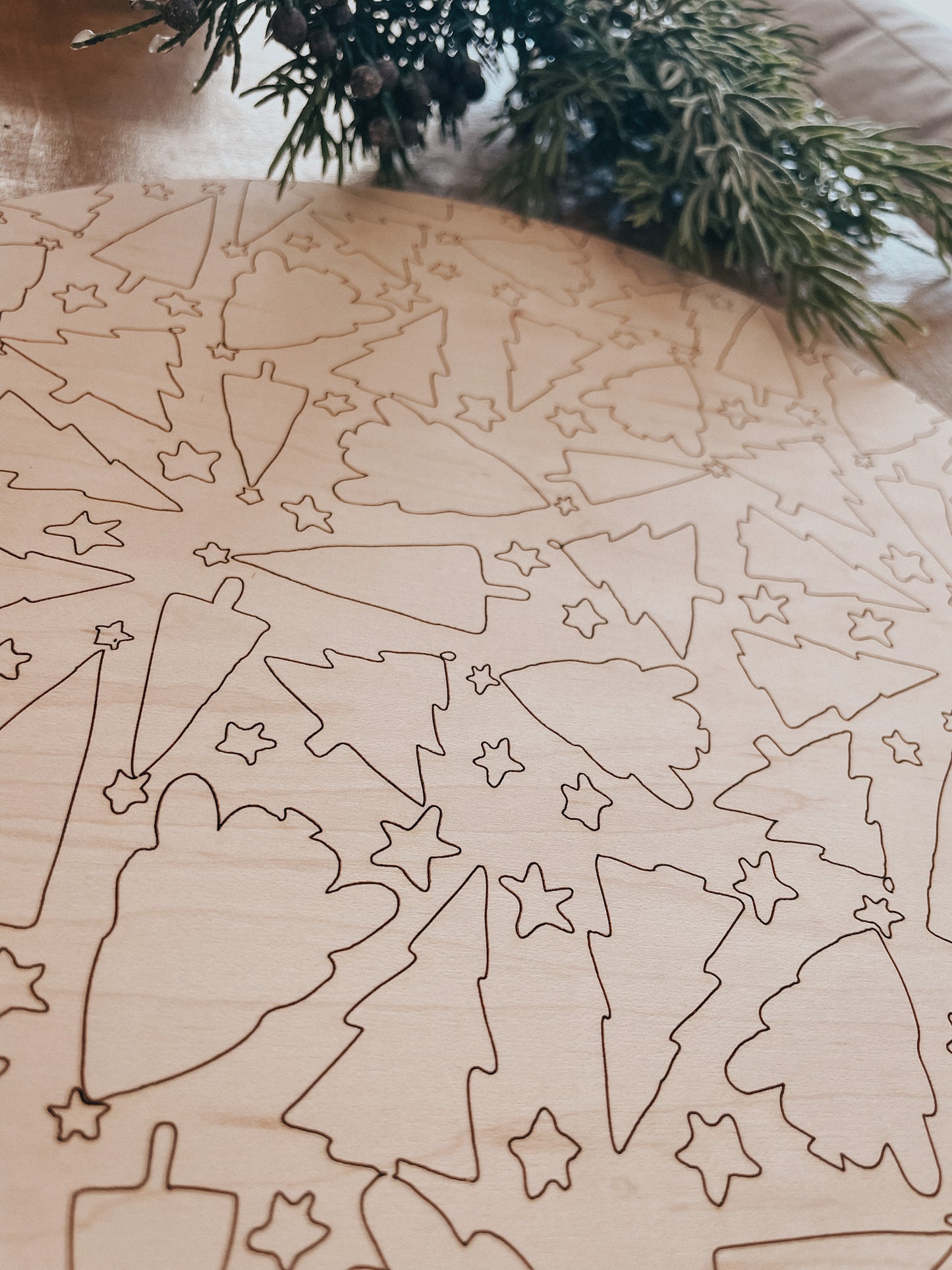 Scattered Trees | Paint by Number