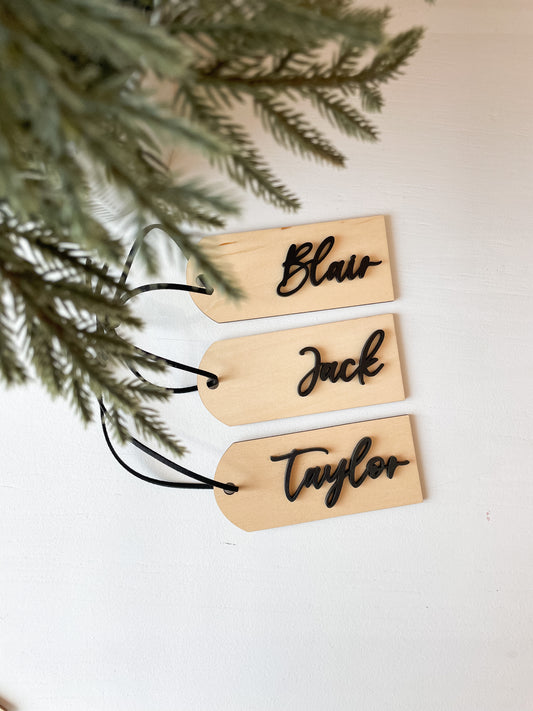 Name Tag | Black
